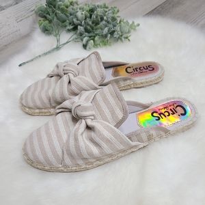 Sam Edelman Circus Striped Canvas Espadrille Flats